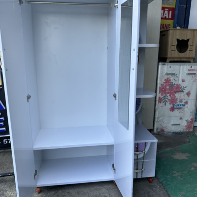 Tủ áo kèm kệ hình Hoa Bồ công Anh Juno Sofa Ngang 1m25 x 1m85 x sâu 48 cm.