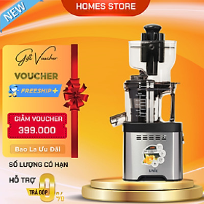 Máy Ép Chậm Cao Cấp UnieUSJAC91S Tiêu Chuẩn Đức Dung Tích 700 ML Công Suất 400 W - Hàng Chính Hãng