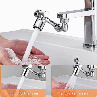 Đầu vòi tăng áp KG29 nối vòi nước thông minh xoay 1080 độ, dễ lắp cho mọi bồn rửa mặt lavabo, tiết kiệm nước - Hàng chính hãng