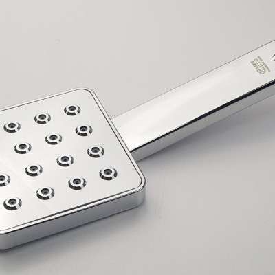 Bộ đài sen, tay sen vuông nhựa ABS mạ Chrome cao cấp Eurolife EL-DSV 02 (Trắng bạc)