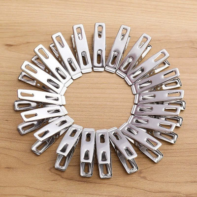 COMBO 5 Kẹp 9cm Miệng Lớn Kẹp Phơi Quần Áo Chăn Mền Inox Chống Gió