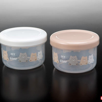 Hộp đựng thực phẩm Nakaya Pot Bear 300ml - Hàng nội địa Nhật Bản nhập khẩu chính hãng