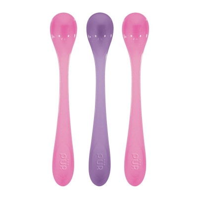 Bộ 3 chiếc muỗng dài Pur cho bé ăn dặm