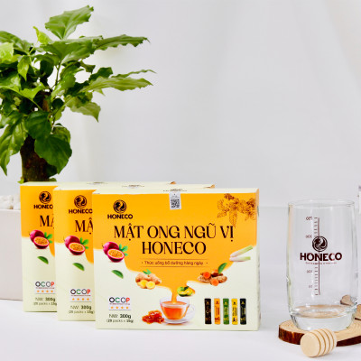 Mật ong Ngũ Vị HONECO (Hộp 20 gói)