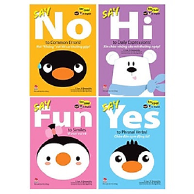 Sách - Say cool to English (combo 4 cuốn)