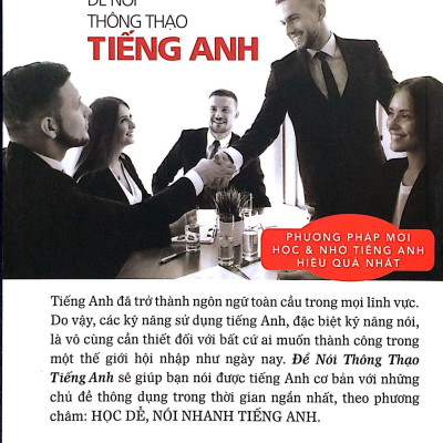 Để Nói Thông Thạo Tiếng Anh