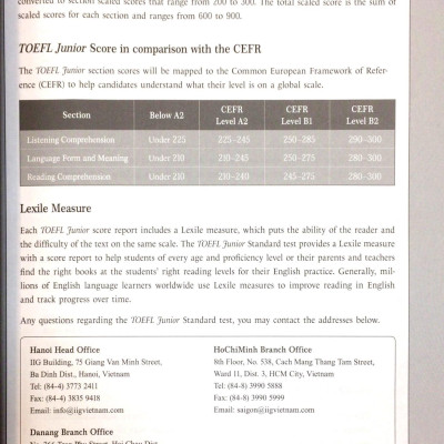 Perfect Toefl Junior  Book 3(Kèm CD)