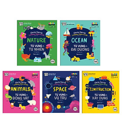 Bộ Sách Dành Cho Trẻ Từ 5- 10 tuổi Học Từ Vựng Tiếng Anh : STEAM WORDS
