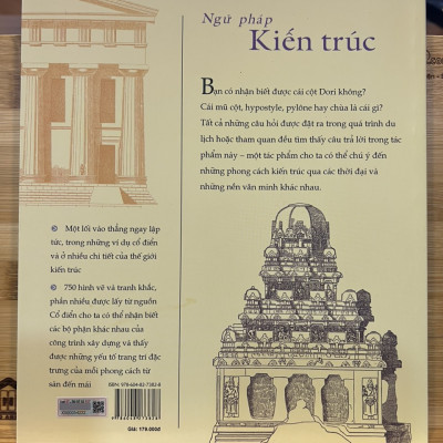  Ngữ Pháp Kiến Trúc ( mô tả các phong cách cơ bản được sử dụng trong lịch sử) (cuốn)