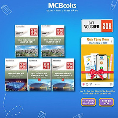 Sách - Combo Trọn Bộ Giáo Trình Phát Triển Hán Ngữ - Dùng Kèm App - MCBooks