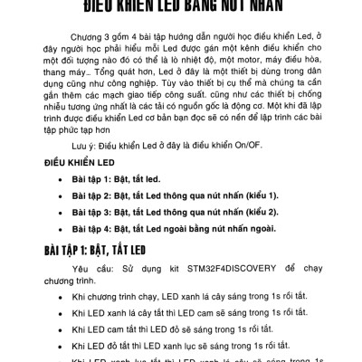 Vi Điều Khiển ARM Và Ứng Dụng - STK