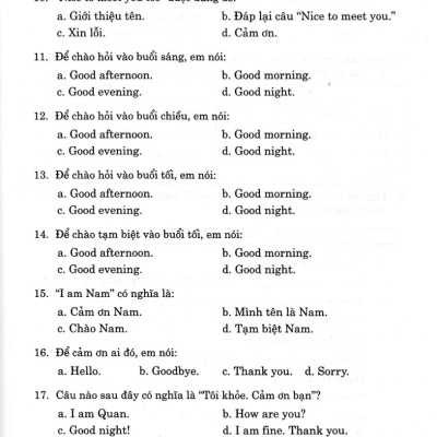 612 Câu Trắc Nghiệm Tiếng Anh 3 - Có Đáp Án (Biên Soạn Theo SGK Tiếng Anh 3 - Global Success) _HA