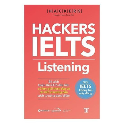 Combo 4 cuốn Hackers IELTS ( Listening + Reading + Speaking + Writing)