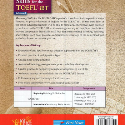 Mastering Skills For The Toefl IBT Writing - Kèm 1 CD