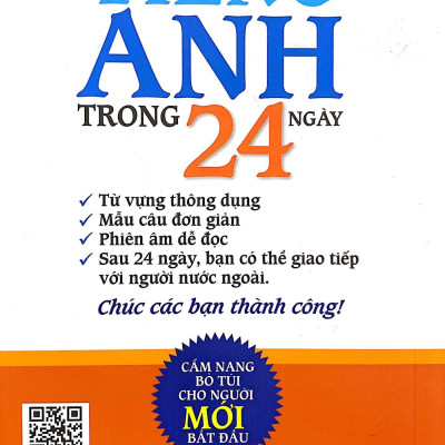 Tự Học Tiếng Anh Trong 24 Ngày (Tái Bản 2023)