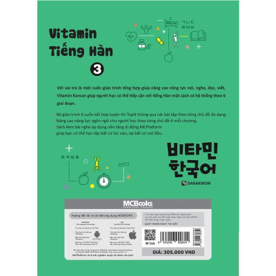 Sách - Vitamin Tiếng Hàn 3 - MCBooks