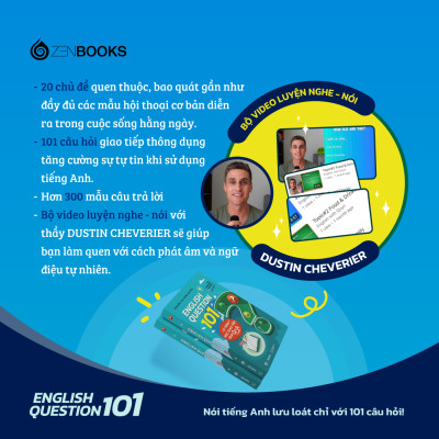 Sách - ENGLISH QUESTION 101: Lộ Trình Học Giao Tiếp Qua Q&A