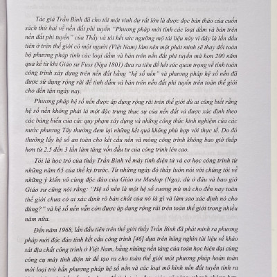 Sách - Mô Hình Nền Đất Và Phương Pháp Mới Tính Các Loại Dầm Và Bản Trên Nền Đất Phi Tuyến