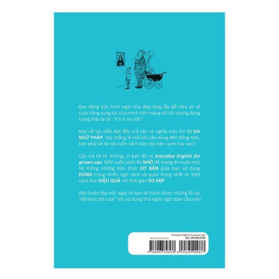 Sách Everyday English For Grown Ups - Tự Học Tiếng Anh Cho Người Bận Rộn - Bản Quyền