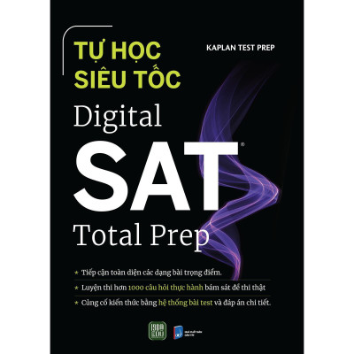 Tự Học Siêu Tốc - Digital SAT Total Prep - Bản Quyền