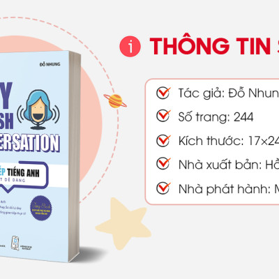 Sách Easy English Conversation – Giao tiếp tiếng Anh thật dễ dàng - Học Kèm App Online