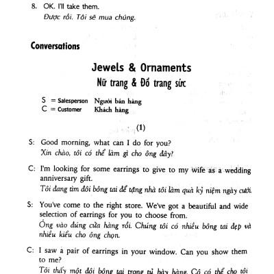 Đàm Thoại Tiếng Anh Cho Nhân Viên Bán Hàng - Kèm CD