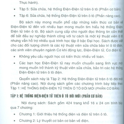 Hệ Thống Điện - Điện Tử Trên Ô Tô Đời Mới (Phần Nâng Cao) - Trần Qúy Hữu, Vy Thị Thanh Hường, Phạm Quang Huy