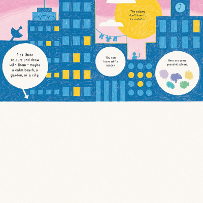 Sách tô vẽ tiếng Anh: The Unworry Drawing Book