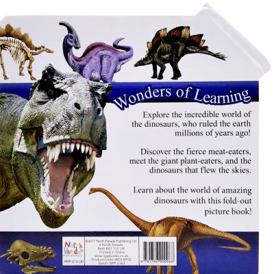 Wonder Of Learning - My Fold-Out Book Of Dinosaurs