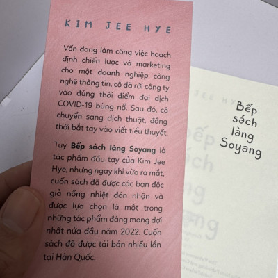 BẾP SÁCH LÀNG SOYANG - Kim Jee Hye - Bích Ngọc dịch - Nhã Nam - Nhà xuất bản Phụ Nữ