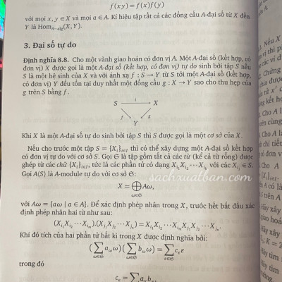 Sách Cơ Sở Đại Số Hiện Đại