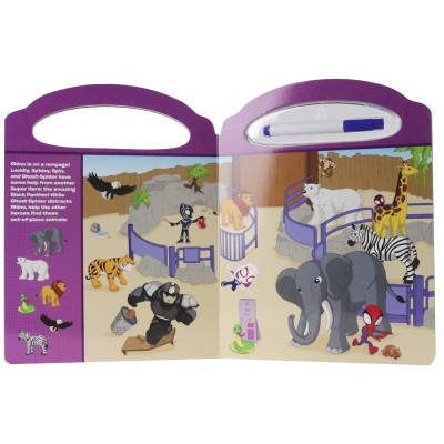 Sách ngoại văn: Write And Erase Look And Find - Marvel Spidey And His Amazing Friends