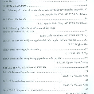 Bệnh Truyền Nhiễm Và Nhiệt Đới (Giáo trình Đào tạo sau Đại học) - Trường Đại học Y Hà Nội - Bộ môn Truyền nhiễm