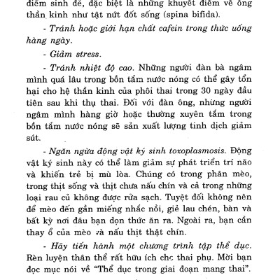 Bách Khoa Tri Thức Thai Sản - Mang Thai Và Những Điều Cần Biết _VT
