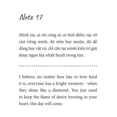 Combo 3 cuốn sách song ngữ Just For Youth +  A Hug For Not Giving Up + The Journal To Grow Up