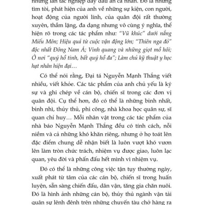 Chân dung lính thời bình - bản in 2024