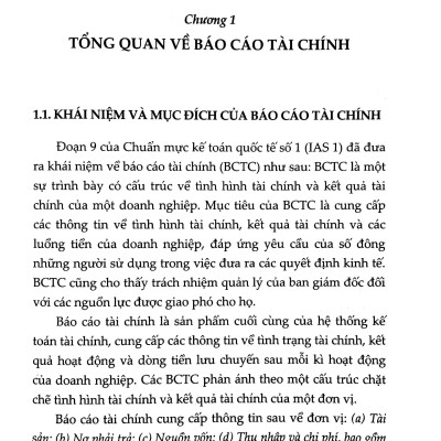 Báo Cáo Tài Chính - Lập, Phân Tích Và Quản Trị Rủi Ro Về Thuế