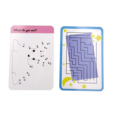 Flash Card - Doodle Activity Purple (25 Activity Cards)