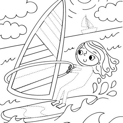 Dress Me Up: Sports Star - Colouring & Activity