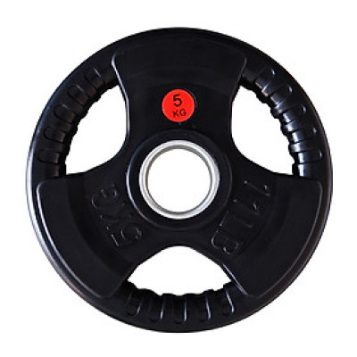 Q302 Tạ miếng cao cấp 3 lỗ (ø: 50mm) có bọc cao su non Thái Lan BG 2.5kg,5kg, 7.5kg, 10kg,15kg và 20kg (hàng nhập khẩu)