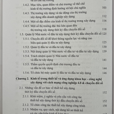 Sách - Sách - Kinh Tế Xây Dựng Với Cách Mạng Công Nghiệp 4.0 & Chuyển Đổi Số (Tập 1)