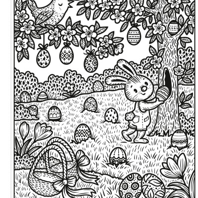 Easter Magic Painting Book