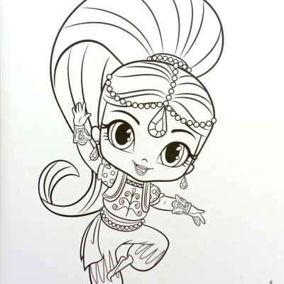 Shimmer & Shine Paint W/ Glitt