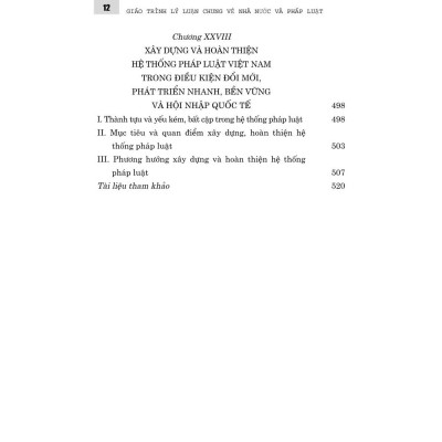 Giáo trình lý luận chung về nhà nước và pháp luật (Dành cho đào tạo đại học, sau đại học và trên đại học ngành luật) xuất bản lần thứ tư, có chỉnh sửa, bổ sung - bản in 2024