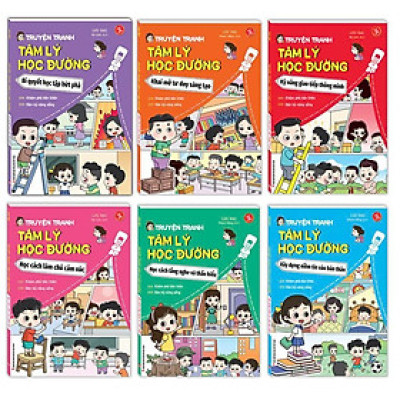 Sách - Truyện Tranh Tâm Lý Học Đường - Combo 6 Cuốn - Minh Thắng