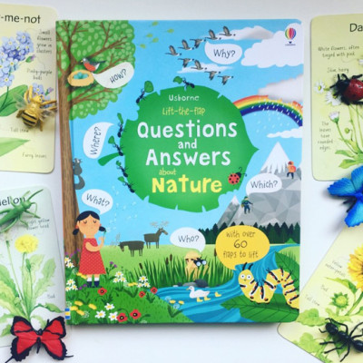 Sách tương tác tiếng Anh - Usborne Lift the Flap Questions and Answers about Nature