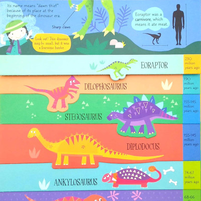 A Learning Layer Book: Dinosaur