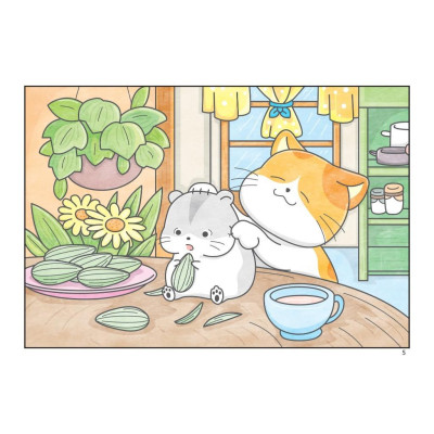 Sách Tô Màu - Chuyện Của Mèo Cam Và Hamster - Minh Thắng