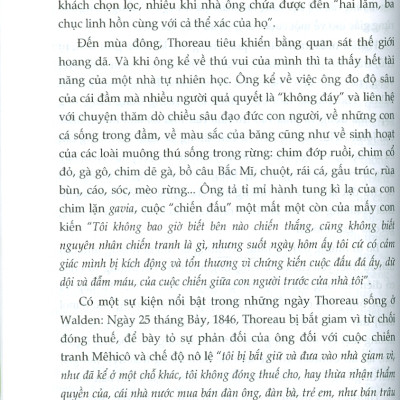 Walden - Một Mình Sống Trong Rừng (Tủ sách Tinh Hoa) - Ấn phẩm bỏ túi