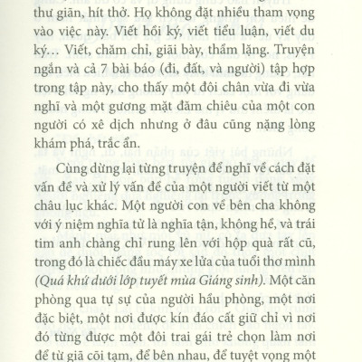 Một Phút Tự Do - Tùy Bút - Truyện Ngắn
